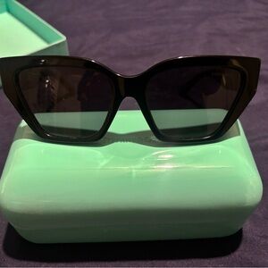 Tiffany & Co. Black Cat-Eye Sunglasses